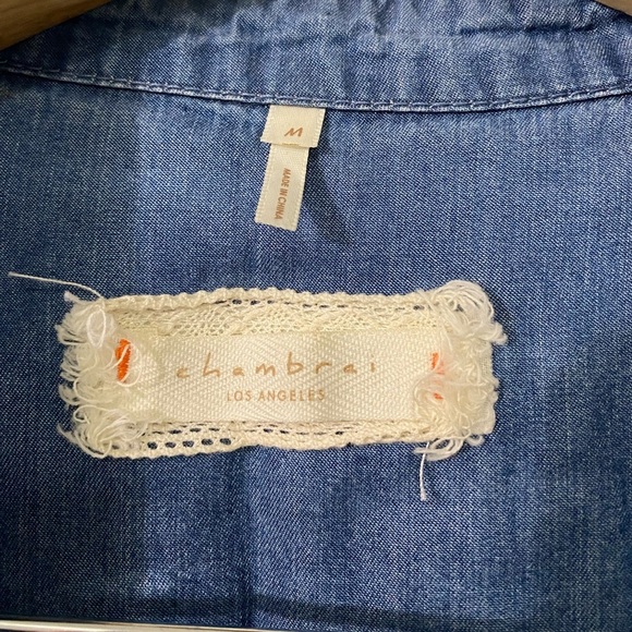 Denim button up long sleeve shirt - Picture 4 of 4